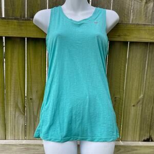Nike Dri- Fit heather Teal athletic tank